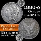 1880-o Morgan Dollar $1 Grades Select Unc PL (fc)