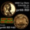 1960 Lg Date Lincoln Cent 1c Grades Gem++ Proof Red