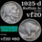 1925-d Buffalo Nickel 5c Grades vf, very fine
