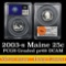 PCGS 2003-s Silver Maine Washington Quarter 25c Graded pr69 DCAM by PCGS