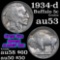 1934-d Buffalo Nickel 5c Grades Select AU