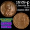 1929-p Lincoln Cent 1c Grades Select Unc BN