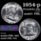 1954-p Franklin Half Dollar 50c Grades Select Unc+ FBL
