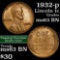 1932-p Lincoln Cent 1c Grades Select Unc BN