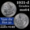 1921-d Hot 50 Vam 1b1 Morgan Dollar $1 Grades Choice Unc