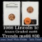 ANACS 1966 SMS Lincoln Cent 1c Graded ms66 RD by ANACS
