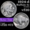1924-d Buffalo Nickel 5c Grades vf, very fine