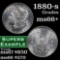 1880-s Morgan Dollar $1 Grades GEM++ Unc (fc)