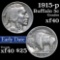 1915-p Buffalo Nickel 5c Grades xf