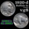 1920-d Buffalo Nickel 5c Grades vg, very good