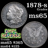 1878-s DMPL obverse Morgan Dollar $1 Grades GEM Unc (fc)
