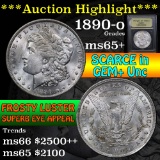 ***Auction Highlight*** 1890-o Morgan Dollar $1 Graded GEM+ Unc by USCG (fc)