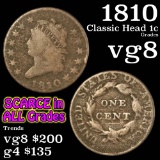 1810 Classic Head Large Cent 1c Grades vg, very good (fc)