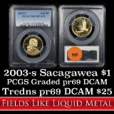 PCGS 2003-s Sacagawea Dollar $1 Graded pr69 DCAM by PCGS