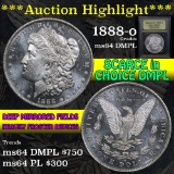 ***Auction Highlight*** 1888-o Morgan Dollar $1 Graded Choice Unc DMPL by USCG (fc)