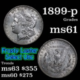 1899-p Morgan Dollar $1 Grades BU+ (fc)