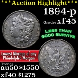 ***Auction Highlight*** 1894-p Morgan Dollar $1 Grades xf+ (fc)