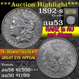 ***Auction Highlight*** 1892-s Morgan Dollar $1 Graded Select AU by USCG (fc)