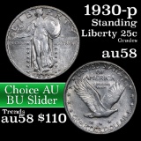 1930-p Standing Liberty Quarter 25c Grades Choice AU/BU Slider