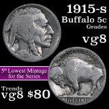 1915-s Buffalo Nickel 5c Grades vg, very good