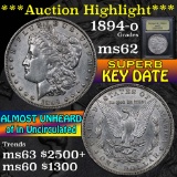 ***Auction Highlight*** 1894-o Morgan Dollar $1 Graded Select Unc by USCG (fc)