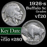 1926-s Buffalo Nickel 5c Grades vf, very fine (fc)