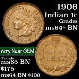 1905 Indian Cent 1c Grades Choice+ Unc BN