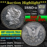 ***Auction Highlight*** 1880-o Morgan Dollar $1 Graded Choice Unc+ DMPL by USCG (fc)
