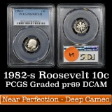 PCGS 1982-s Roosevelt Dime 10c Graded pr69 DCAM by PCGS