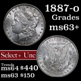 1887-o Morgan Dollar $1 Grades Select+ Unc (fc)