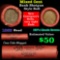 Lincoln Wheat cents 1c original shotgun roll, 1917-s one end, 1859 Indian other end