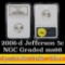 NGC 2006-d SMS Jefferson Nickel 5c Graded ms66 by NGC
