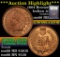 ***Auction Highlight*** 1864 Bronze Indian Cent 1c Graded GEM+ Unc RB by USCG (fc)