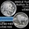 1913-d Ty I Buffalo Nickel 5c Grades vf++