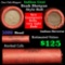 Indian Head Penny 1c Shotgun Roll, 1859 on one end, reverse on the other, marked culls