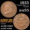 1835 Classic Head half cent 1/2c Grades Choice AU (fc)
