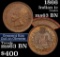 1866 Indian Cent 1c Grades Select Unc BN (fc)