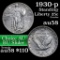 1930-p Standing Liberty Quarter 25c Grades Choice AU/BU Slider