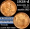 1928-d Lincoln Cent 1c Grades Choice Unc RD (fc)