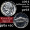 1964 Jefferson Nickel 5c Grades GEM++ Proof
