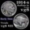 1914-s Buffalo Nickel 5c Grades vg, very good