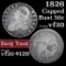 1826 Capped Bust Half Dollar 50c Grades vf, very fine