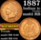 1887 Indian Cent 1c Grades Select Unc RB