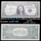 1957A $1 Blue Seal Silver Certificate Grades Gem++ CU