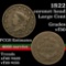 1822 Coronet Head Large Cent 1c Grades vf++ (fc)
