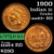 1900 Indian Cent 1c Grades Select+ Unc RD (fc)