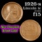 1926-s Lincoln Cent 1c Grades f+