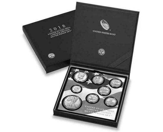 2018 United States Mint Limited Edition Silver Proof Set Limited Edition Silver Proof Set