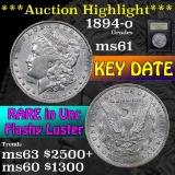 ***Auction Highlight*** 1894-o Morgan Dollar $1 Graded BU+ by USCG (fc)
