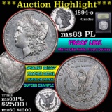 ***Auction Highlight*** 1894-o Morgan Dollar $1 Graded Select Unc PL by USCG (fc)